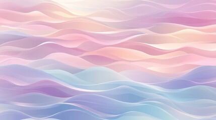 Fototapeta premium Seamless Pattern Waves Experience with Gradient with Waves