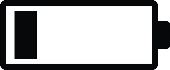 Battery icon, logo template for many purpose, Black, on white background. Vector illustration.
