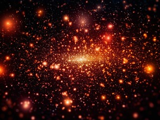 Galaxy of light. Space filled with stars, cluster of stars, background for astronomical research