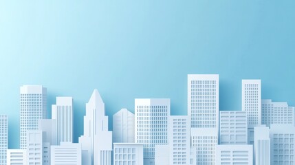 Paper Cityscape Panorama