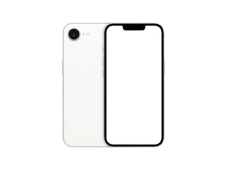 iPhone 16 16e White front view