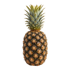 Fototapeta premium Ripe Pineapple: Fresh & Juicy isolated on transparent background