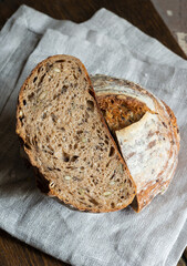 Homemade sourdough bread