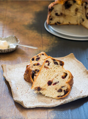 Sweet challah bread