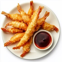 Delicious Crispy Tempura Shrimp with Dipping Sauce