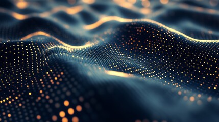Abstract Background Floating Moment with Glow with Floating