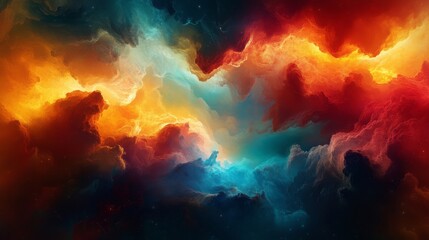 Fototapeta premium Abstract Background Swirling Scene with Background