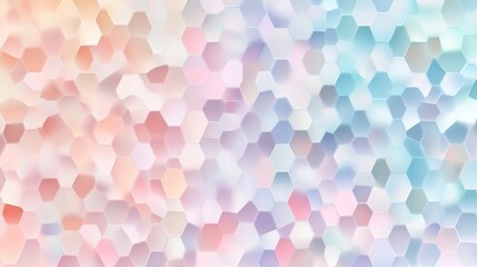 Seamless Pattern Hexagons Scene with Pattern with Hexagons