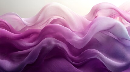 Fototapeta premium Abstract flowing fabric, gradient colors, studio shot, fashion design inspiration