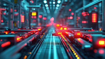 Obraz premium Efficiency Boost: AI-Driven Quality Control for Real-Time Manufacturing Defect Detection