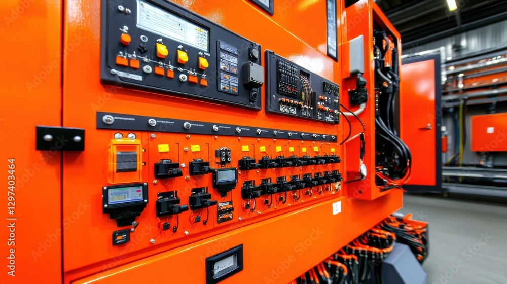 Poster comprehensive maintenance service control panel for industrial utilities and factories a complex org