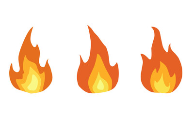 vector fire icon