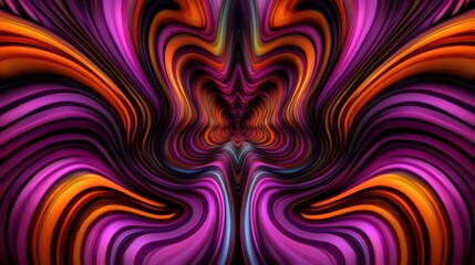 Vibrant abstract design with swirling colors creating a dynamic visual flow and energy