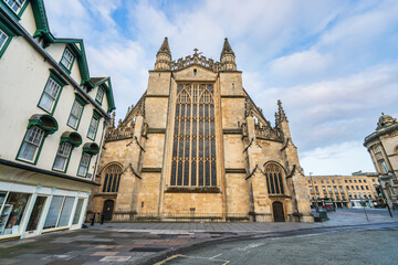 Bath Abbey in City of Bath, Somerset. UK