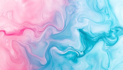 Fototapeta premium A soft, abstract background featuring pastel shades of pink, blue, and teal, creating a calming and gentle atmosphere perfect for design or creative projects.
