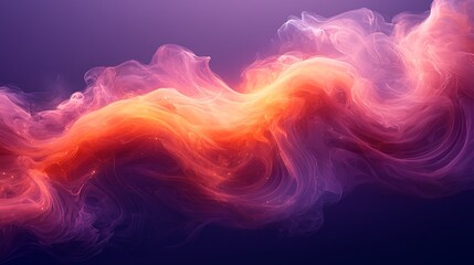 Obraz premium Abstract swirling colors create a vibrant cosmic nebula