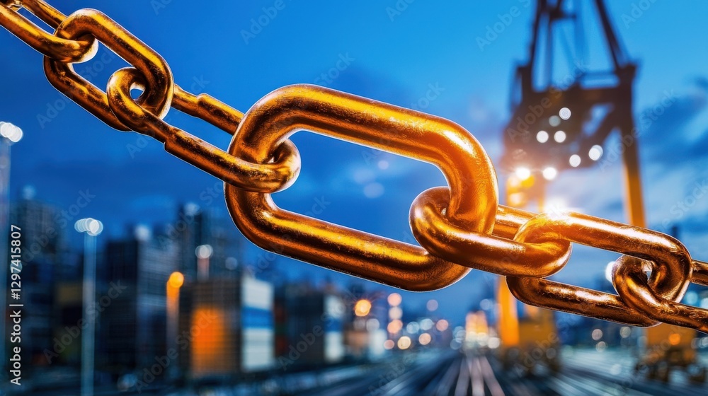 Poster blockchain powered supply chain management for efficient and transparent logistics solutions leverag