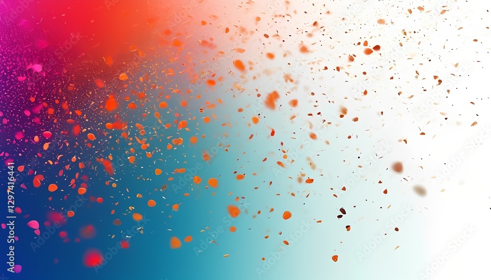 Poster vibrant particle explosion creative studio digital art colorful background abstract view visual imag