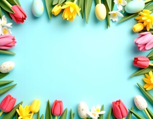 Happy Easter card, background