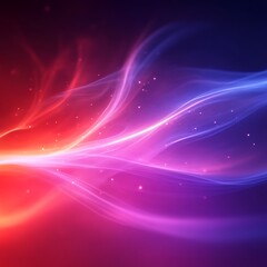 Fototapeta premium Abstract glowing waves in vibrant colors