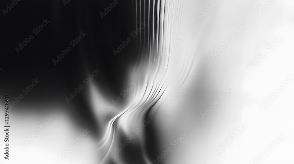 Poster an abstract composition of lines and gradients creating texture