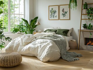 Roomy Bedchamber Interior Design for Hotels