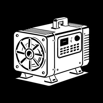 recommend clip art: Generators simple minimalist illustration design vector