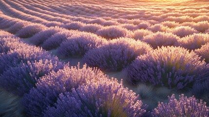Obraz premium Stunning Lavender Field in Full Bloom on Valensole Plateau - Premium Provencal Landscape Photography for Adobe Stock