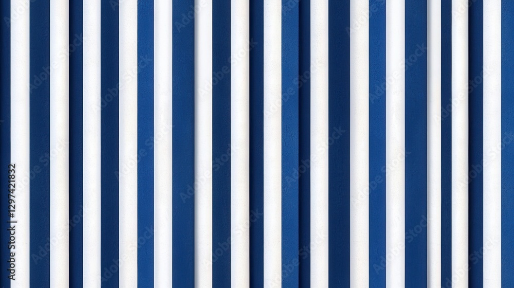 Poster elegant striped pattern in classic blue and white tones a timeless and versatile design element suit