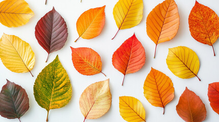 Obraz premium 並んだ葉っぱ