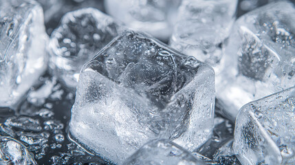 Obraz premium Ice Closeup