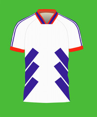 Simple white color Sport Jersey mockup for your design