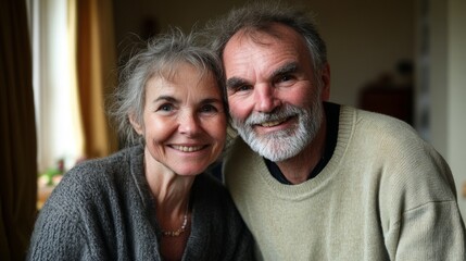 Elderly couple sharing a warm smile, embodying enduring love and connection.
couple, elderly, smiling, warmth, family, love, relationship, happiness, togetherness, affection, connection, companionship
