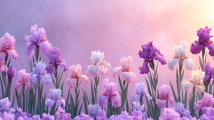 Fototapeta premium Serene flower flora display close-up photography showcasing nature's vibrant beauty