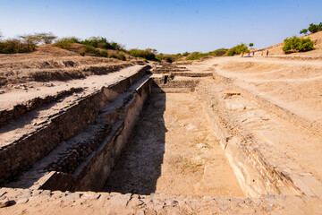 Ancient Ruins of Harappan Civilization at Dholavira, Gujarat