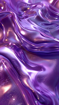 Soft Purple Waves Flowing Smoothly