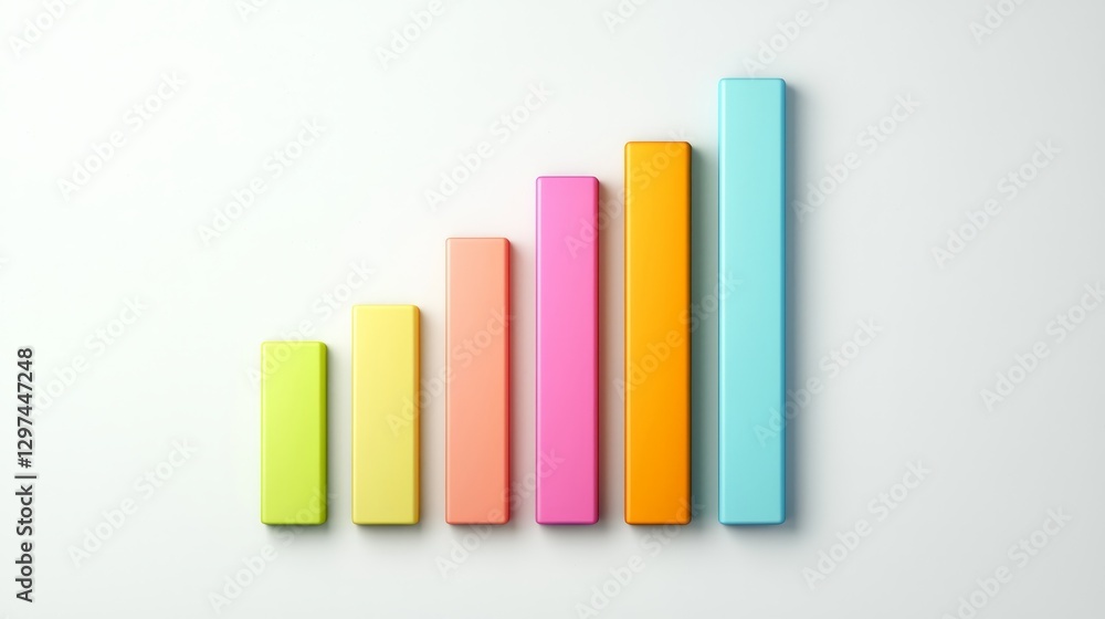 Poster data growth trends business environment infographic minimalist design graphical representation visua