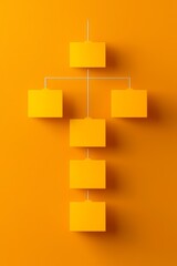 Dynamic workflow visualization digital space infographic bright environment top-down view efficiency concept