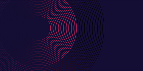 Futuristic abstract background. Glowing circle lines design. Swirl circular lines element. Future technology concept.