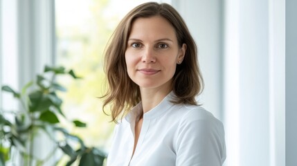 Psychologist Portrait: Warm Expression, Soft Lighting
