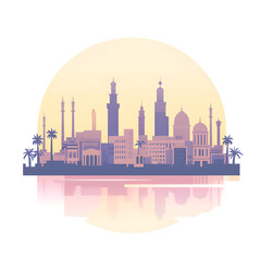 Obraz premium Famous City Skyline - Cairo