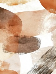 Abstract Brushstroke Modern Art Print