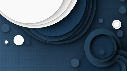 Dynamic circular design elements abstract graphic modern digital art creative space