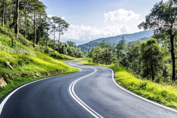 Fototapeta premium road to the mountains