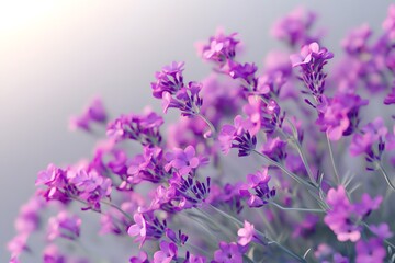 Fototapeta premium Photorealistic Wildflower Captured in Stunning Detail AI Art