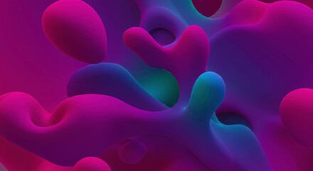 Abstract Organic Shapes: Immerse yourself in a world of vibrant, swirling colors and fluid forms, where organic shapes dance and intertwine, evoking a sense of wonder and creativity.