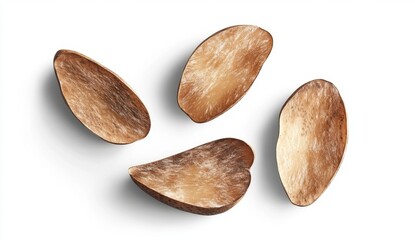 Obraz premium Natural Wooden Seed Shells