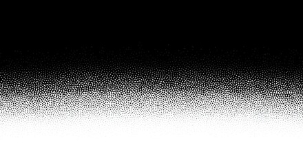 Fototapeta premium Tekstura gradientu grunge noise. Brudne tło ziarna. Wzór brudnego żwiru. Czarno-biała losowa tekstura kropek na plakat, baner, Kropkowa nakładka półtonowa. Tapeta z piaskowym pyłem i zniszczeniem. 