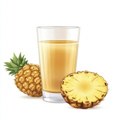 Fresh Pineapple Juice Drink