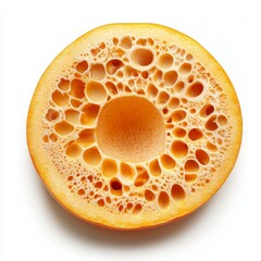 Vibrant Orange Melon Slice
